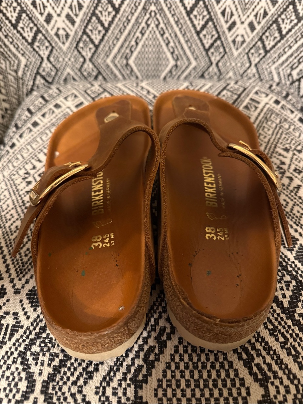 Birkenstock Gizeh Big Buckle Sandal - Cognac - Picture 2 of 4